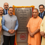 उत्तर प्रदेश के मुख्यमंत्री योगी आदित्यनाथ और केन्द्रीय विज्ञान एवं प्रौद्योगिकी मंत्री डॉ. जितेंद्र सिंह हरित डिजिटल भारत की ओर ऐतिहासिक कदम गाजियाबाद में हरित डेटा सेंटर का शिलान्यास