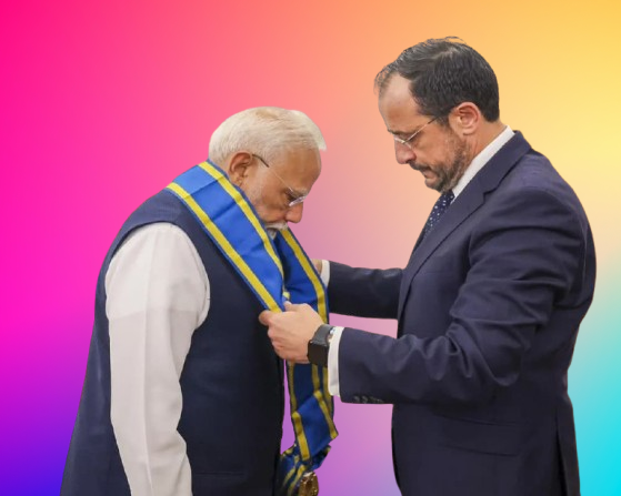 PM मोदी को मिला साइप्रस का सर्वोच्च नागरिक सम्मान — ऑर्डर ऑफ माकेरियस