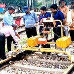 आगरा मंडल में 1,300 किलोमीटर से अधिक पटरियों की नियमित जांच