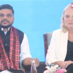 काठमांडू में आयोजित IOM के 5वें नेपाल फोरम ऑन माइग्रेशन एंड डेवलपमेंट कॉन्फ्रेंस के दौरान यूथ, लेबर एंड एम्प्लॉयमेंट मंत्री रामजी यादव विदेशी रोजगार प्रणाली में सुधार, डिजिटल भर्ती प्रक्रिया और श्रमिक सुरक्षा संबंधी योजनाओं की जानकारी देते हुए।